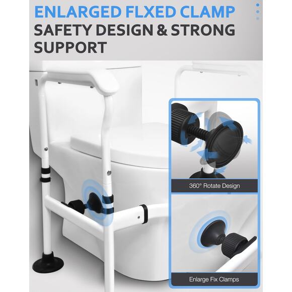 Sangohé Toilet Safety Rails with Handles - Picture 5 of 6